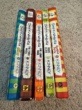 Diary of a Wimpy Kid Book Set - Multi-Color Paperback Collection
